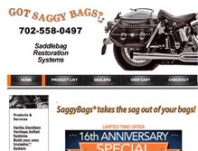 Tablet Screenshot of gotsaggybags.com